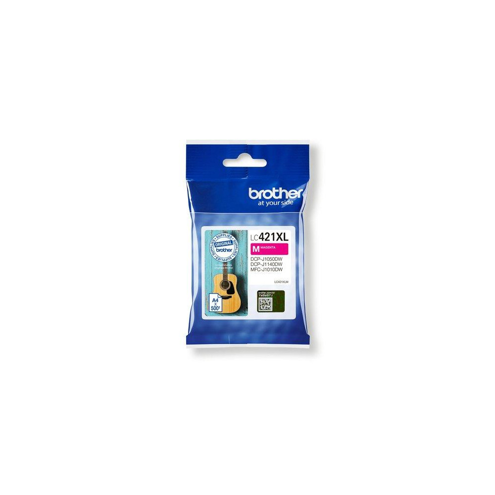 ORIGINAL Brother Cartuccia d'inchiostro magenta LC421XLM LC-421XLM ~500 Seiten