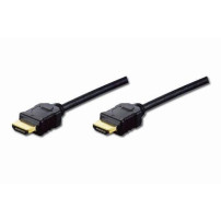 CAVO DIGITUS HDMI TO HDMI, M/M, 2MT, ETHERNET, DOPPIA SCHERMATURA, NERO, AK330114020S