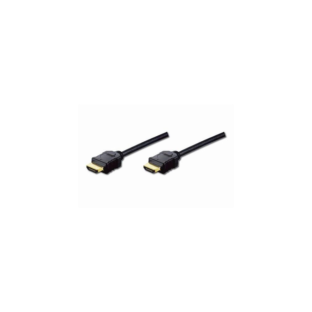 CAVO DIGITUS HDMI TO HDMI, M/M, 2MT, ETHERNET, DOPPIA SCHERMATURA, NERO, AK330114020S