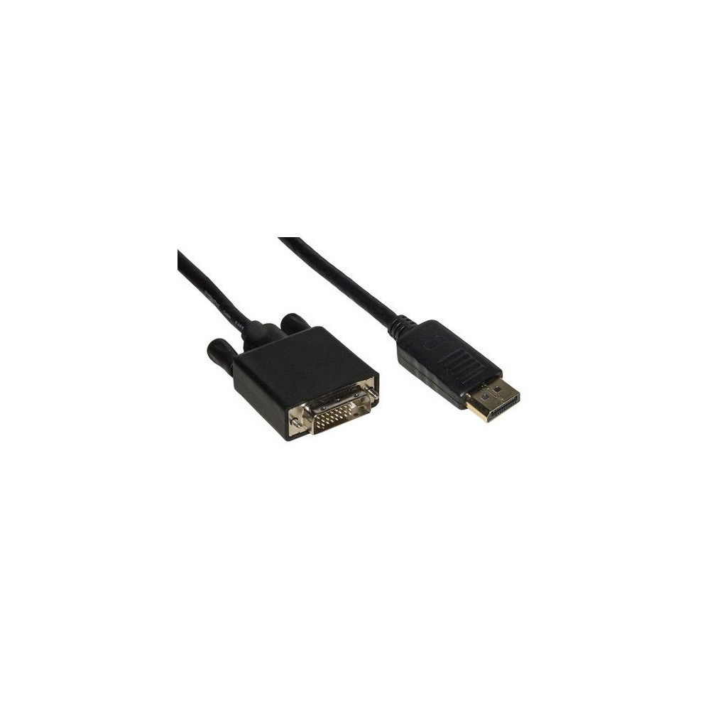 CAVO LINK DISPLAYPORT TO DVI-D(24+1), M/M, 2MT, NERO, LKCDPDVI20