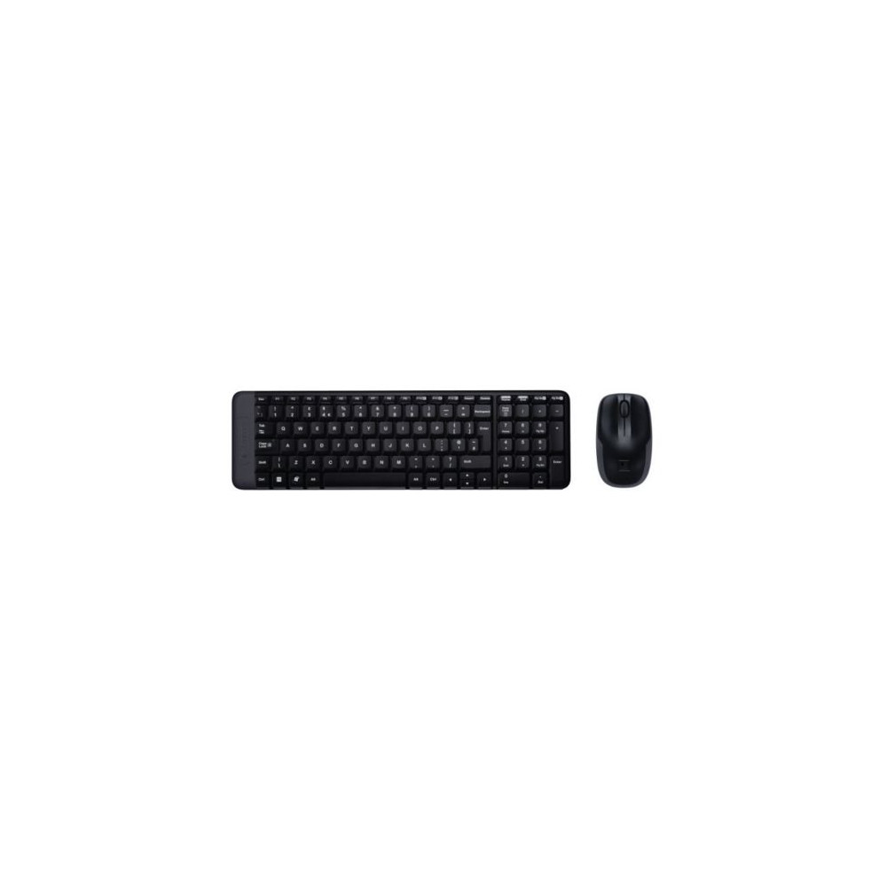 TASTIERA LOGITECH + MOUSE "Wireless Combo" MK220 NERO USB 920-003721 920-003721 LOGITECH