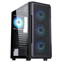 CASE ITEK M.TOWER "SIX TRIANGLE" GAMING  2*USB,1*USB3, 4*12cm fan ARGB, Trasp Wind, -  ITGCAST33B ITGCAST33B ITEK