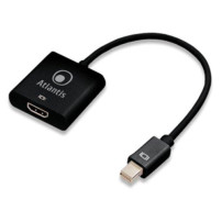 ADATTATORE ATLANTIS MINI DISPLAYPORT TO HDMI, M/F, 0,17MT, NERO, A04-MINIDP_HDMI