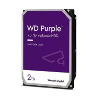 HD WD SATA3 2TB 3.5" PURPLE INTELLIPOWER 64mb cache 24x7 - (Ideali per DVR/PVR) WD23PURZ -  Gar. 3 anni WD23PURZ WD