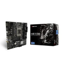 MB BIOSTAR H610MT-E LGA1700 (ALDER LAKE) 2DDR4 HDMI+DP PCIE -  Type-C port (1 via internal headers), M.2 MATX H610MT-E BIOSTAR