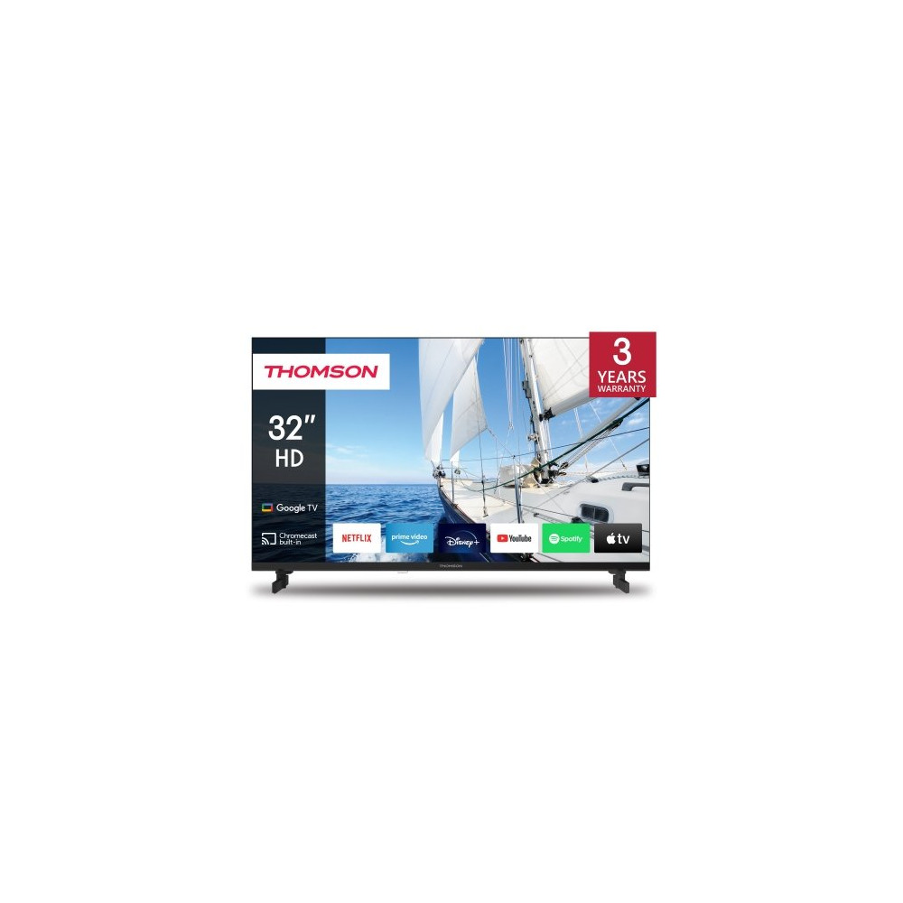 TV THOMSON LED 32" 32HG2S14 SMART GOOGLE TV HOTEL MODE DVB-T2/S2 HD CI+ 3XHDMI 2XUSB  -TELEC. RETRO ILLUM VESA 32HG2S14 THOMSON
