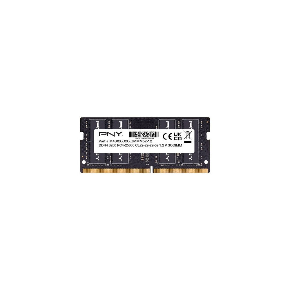 DDR4 SO-DIMM PNY  16Gb 3200Mhz - MN16GSD43200-TB MN16GSD43200-TB PNY