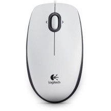 MOUSE LOGITECH "B100 Mouse White USB" 3 tasti 800dpi oem 910-003360 LOGITECH