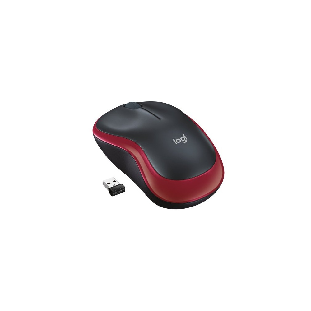 MOUSE LOGITECH "Wireless Mouse M185 Rosso" - 910-002237 910-002237 LOGITECH
