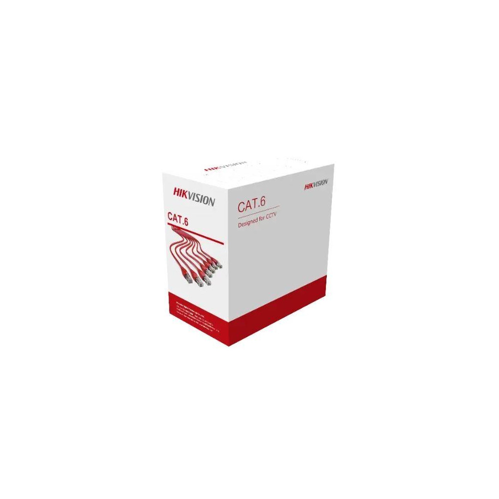 Cavo LAN Hikvision U/UTP Cat 6 24AWG CPR(Cca s1b d1 a1) LSZH 0.53mm 305mt Blu - DS-1LN6UEL3