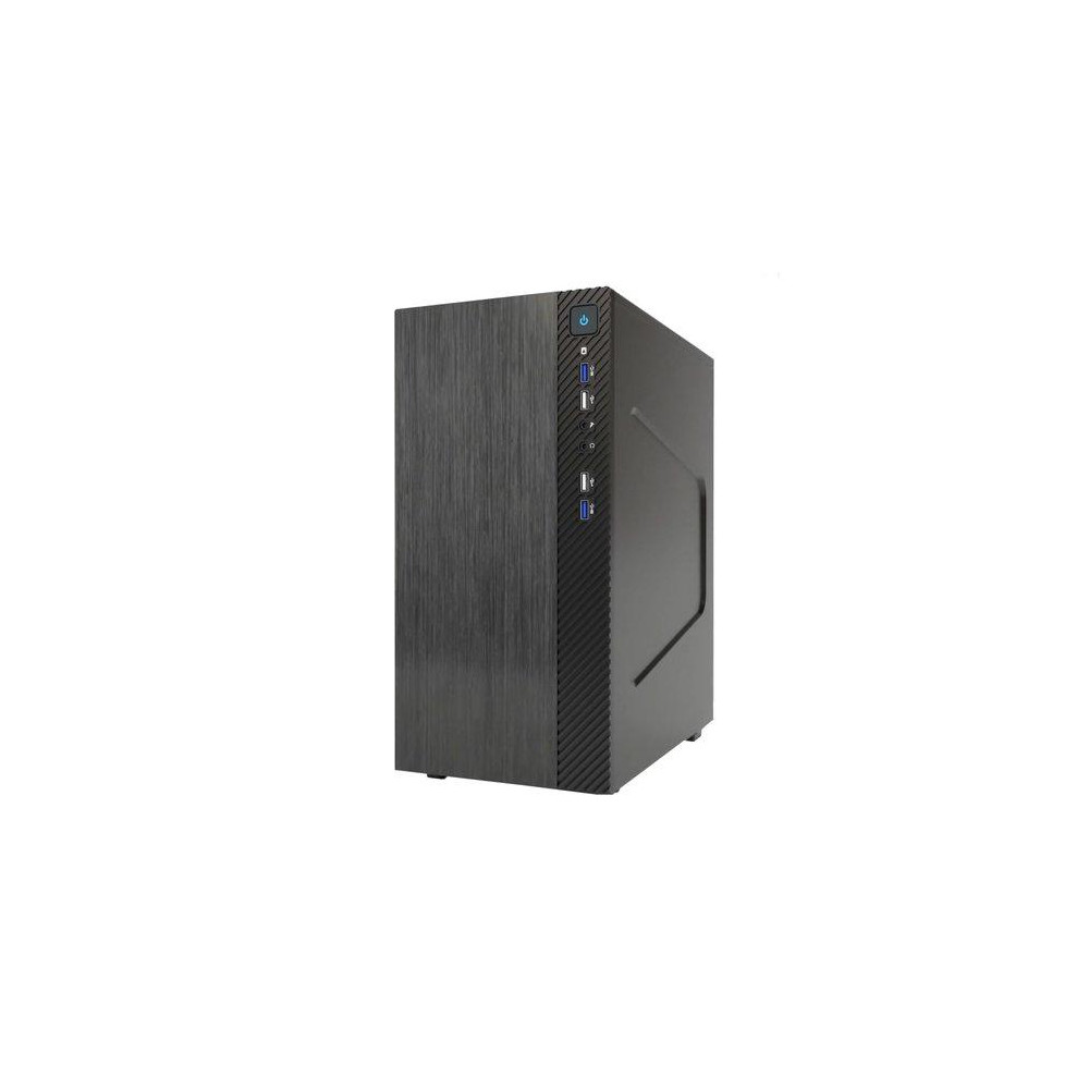 CASE ITEK MICRO ATX "SMALLCOM-B" MINI TOWER 2*USB2, 2*USB3, No Alim. Brushed - ITOCSCB122
