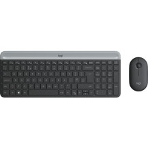 TASTIERA LOGITECH+MOUSE Wireless Desktop MK470 COMBO USB ULTRASOTTILI Colore GRAFITE 920-009196 920-009196 LOGITECH