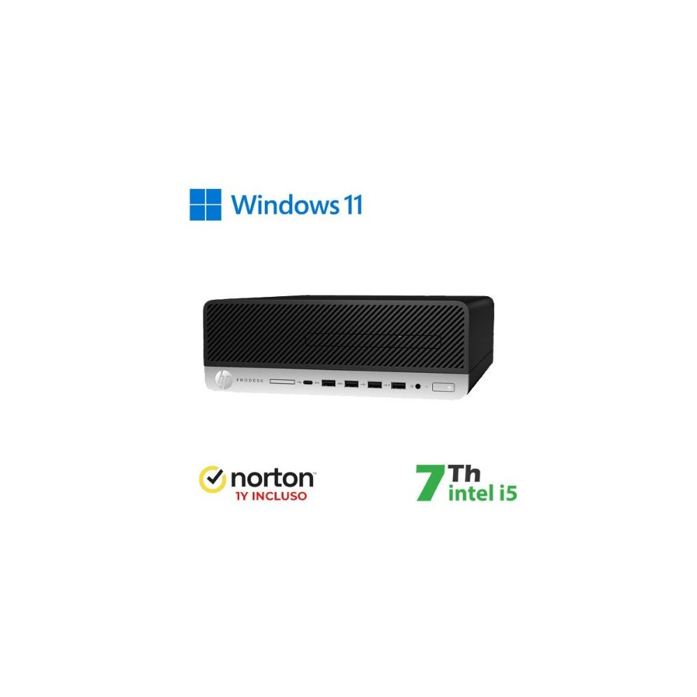 PC HP RINOVO REFURBISHED 600-800 G3 RN64522311 SFF i5-7x00 8GB SSD NEW 240GB W11P + NORTON ANTIVIRUS 1Y RN64522311 HP REFURBISHE