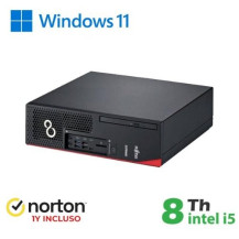 PC FUJITSU RINOVO REFURBISHED Esprimo D538-738 RN54522311 SFF i5-8X00 8GB SSD 256GB NO DVD W11P + NORTON RN54522311 FUJITSU REFU
