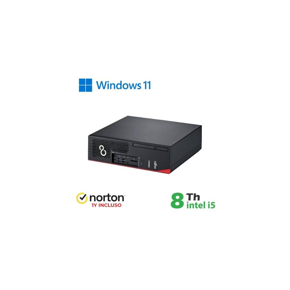 PC FUJITSU RINOVO REFURBISHED Esprimo D538-738 RN54522311 SFF i5-8X00 8GB SSD 256GB NO DVD W11P + NORTON RN54522311 FUJITSU REFU