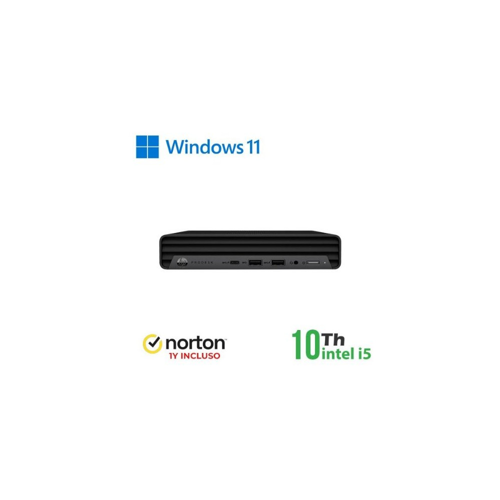 ULTRTA MINI PC HP RINOVO REFURBISHED 600 G6 RN65534313 i5-10x00 16GB SSD NEW 512GB NO DVD W11P + NORTON RN65534313 HP REFURBISHE