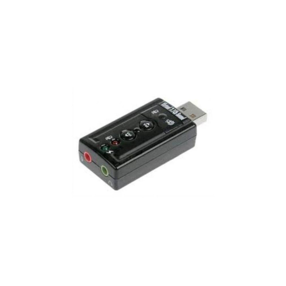 ADATTATORE LINK USB-AUDIO per MICROFONO, CASSE o CUFFIE, consente  di connettere dispositivi audio ad un PC o MAC LK70777