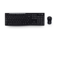 TASTIERA LOGITECH + MOUSE "Wireless Desktop" MK270 NERA USB (COMBO) - 920-004512 920-004512 LOGITECH