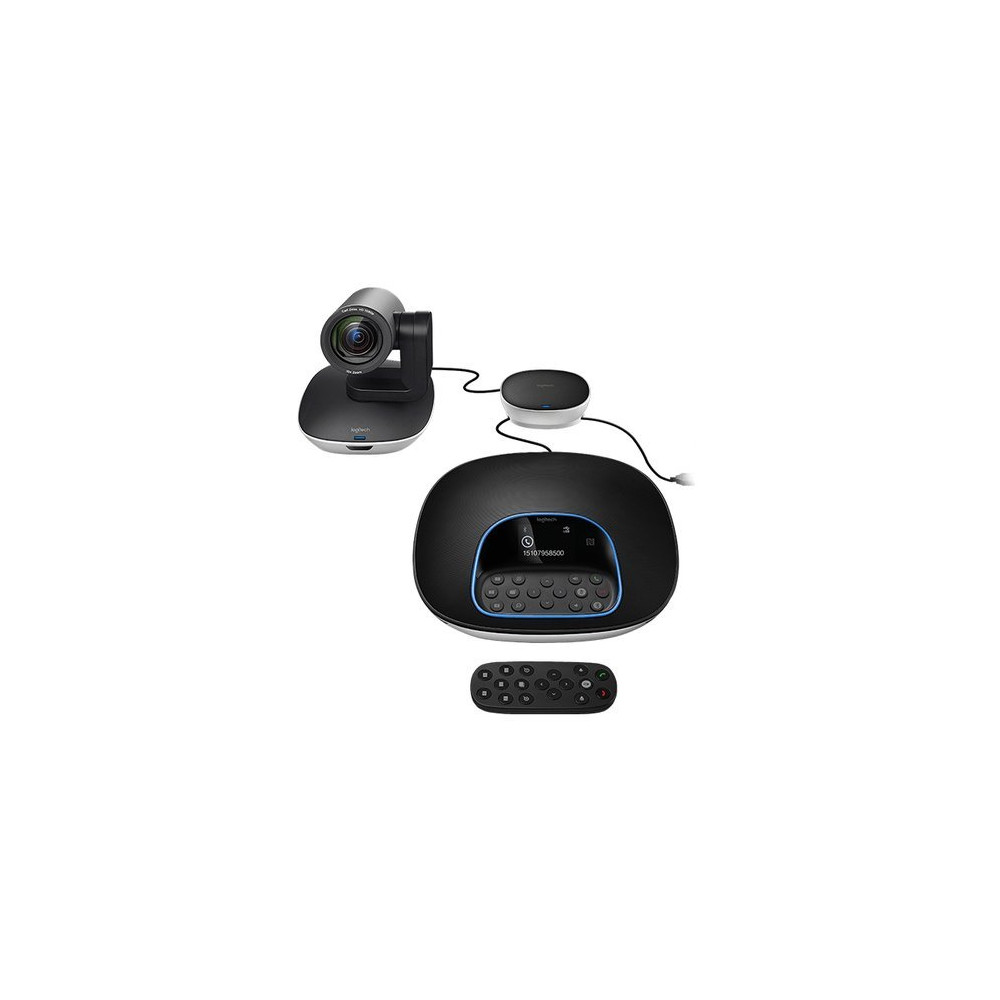 CONFERENCE GROUP LOGITECH HD 1080p x videoconferenze 30fps zoom 10x Campo visivo di 90°vivavoce full-duplex autofocus 960-001057