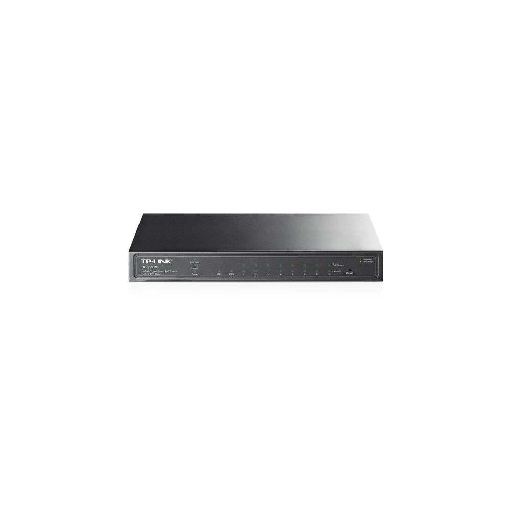 SWITCH TP-LINK TL-SG2210P 8P LAN GIGABIT POE SMART SWITCH 10/100/1000Mbps RJ45 2 SFP Compatibile con OMADA SDN