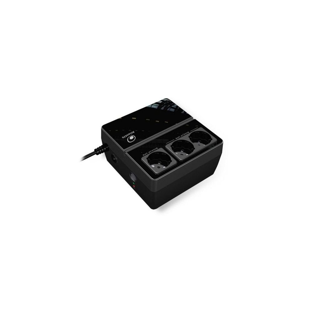 UPS ATLANTIS A03-PS700 700VA (300W) Stepwave Off-Line V-OUT 200-243Vac, 3 Prese Shuko A03-PS700 ATLANTIS
