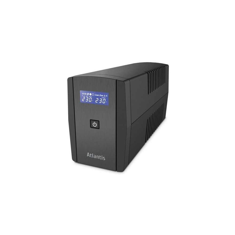 UPS ATLANTIS A03-S120 1000VA (500W) One Power Stepwave Line Interactive V-OUT 191-253Vac AVR (3 step) USB 4xIEC A03-S120 ATLANTI