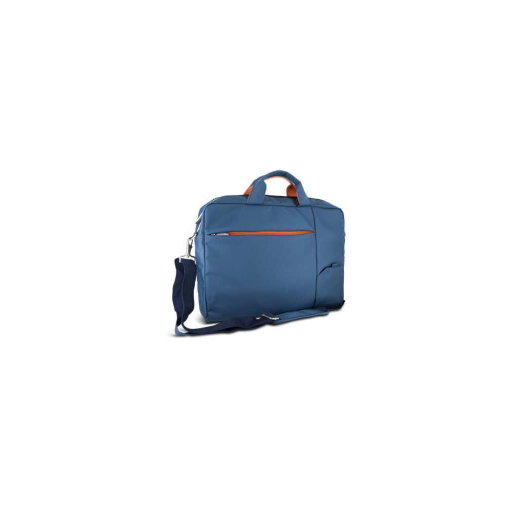 BORSA x NB ATLANTIS P004-S410-A6-16 da 15.6" Modello Sierra, Cinghia a tracolla, tasca porta oggetti e porta documenti, Blu P004