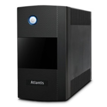 UPS ATLANTIS A03-S1000LE Server UPS 1000VA (600W) Stepwave  Line Interactive Doppia Batteria(12V@5A/h)AVR 2p IEC+1p Schuko A03-S