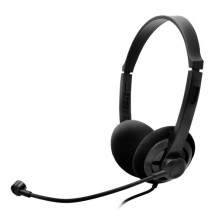 CUFFIA STEREO CON MICROFONO ATLANTIS P003-USB501 USB cavo 1,8m Nero P003-USB501 ATLANTIS