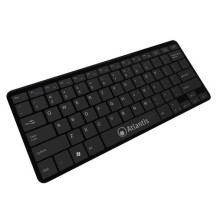 TASTIERA MINI ATLANTIS P013-LK-8840-UB 78 tasti ultra slim USB NERO P013-LK-8840-UB ATLANTIS