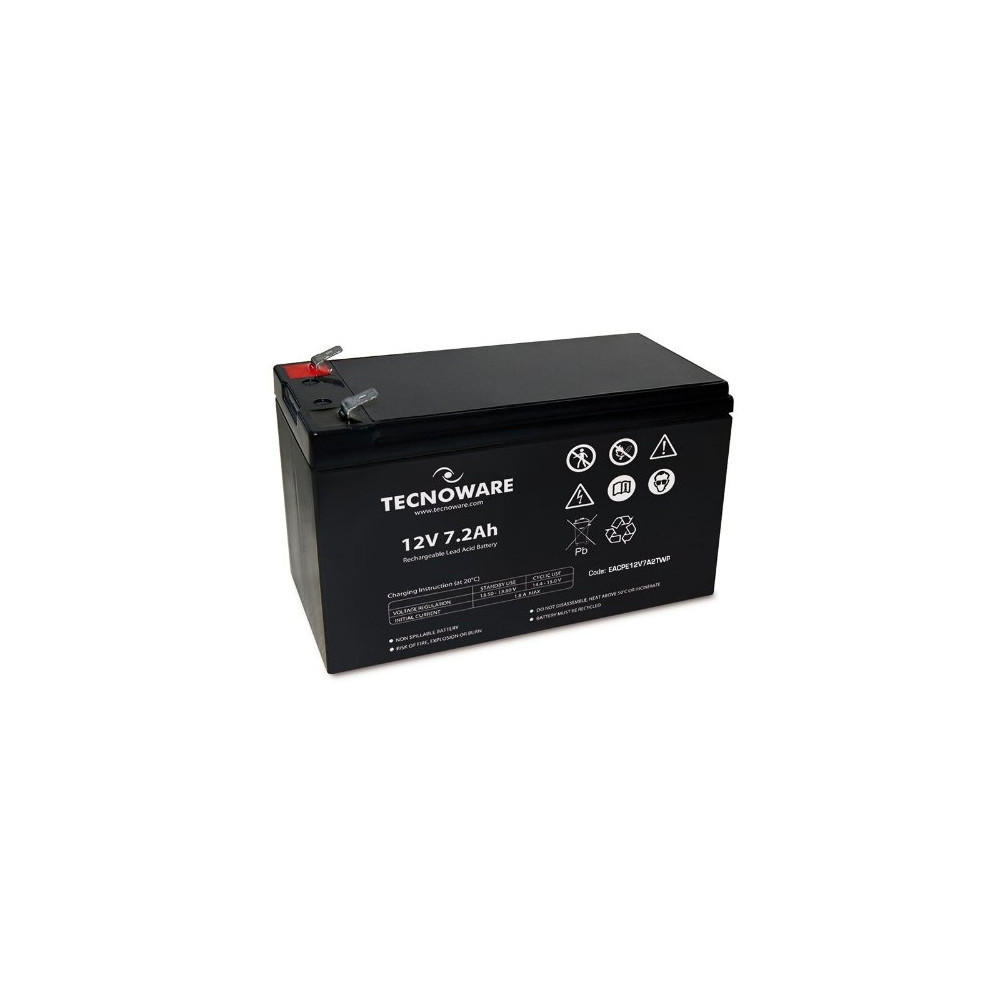 BATTERIA TECNOWARE 12V 7.2Ah FASTON 6,3MM EACPE12V7A2TWP EACPE12V7A2TWP TECNOWARE
