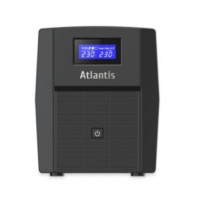 UPS ATLANTIS A03-HP1503 1200VA (720W) Sinewave Line Interactive 2x12V-7Ah Display LCD e LED stato UPS USB-HID 3xIEC 2xSchuko A03