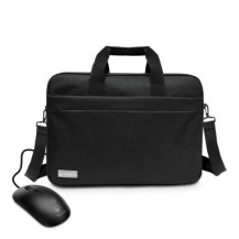 KIT ATLANTIS P004-K265-16+M BORSA x NB fino a 16" + Mouse ottico nero P004-K265-16+M ATLANTIS