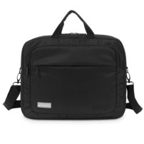 BORSA x NB ATLANTIS P004-KL12-A0-16 da 15,6" Cinghia a tracolla con poggia spalle, tasca porta oggetti e porta documenti, Nero P