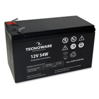 BATTERIA  TECNOWARE 12V 54W (11Ah) FASTON 6,3 MM LONG LIFE EACPE12V54WTWL EACPE12V54WTWL TECNOWARE