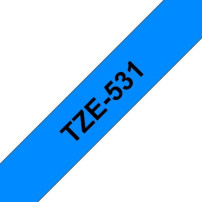 NASTRO BROTHER TZE531 Laminato da 12 mm (8 m) Nero/Blu