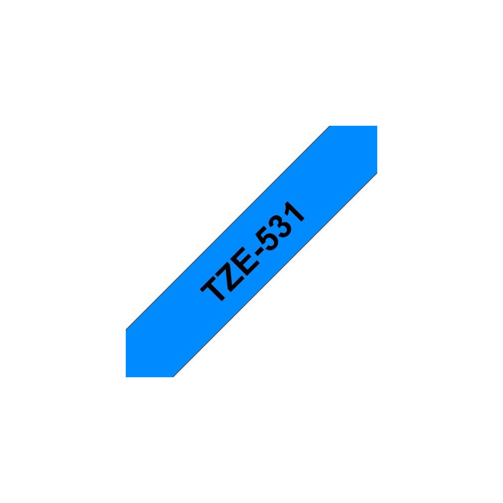 NASTRO BROTHER TZE531 Laminato da 12 mm (8 m) Nero/Blu