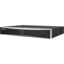 NVR 4 ingressi IP POE. Risoluzione dei canali IP fino a 12MP supporta 1 uscita video HDMI (4K), 1 VGA (FullHD) - 2xUSB 2.0 DS-76
