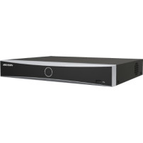 NVR 4 ingressi IP POE. Risoluzione dei canali IP fino a 12MP supporta 1 uscita video HDMI (4K), 1 VGA (FullHD) - 2xUSB 2.0 DS-76