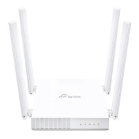 Router Tp-Link Archer C24-AC750 Dual Band Wi-Fi Router, 300 Mbps at 2.4 GHz +433 Mbps 5 GHz-1×10/100M WAN Port,4×10/100M LAN P.