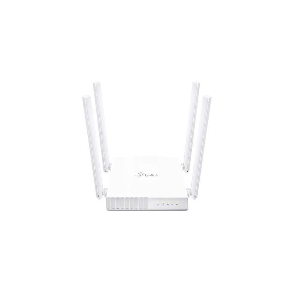 Router Tp-Link Archer C24-AC750 Dual Band Wi-Fi Router, 300 Mbps at 2.4 GHz +433 Mbps 5 GHz-1×10/100M WAN Port,4×10/100M LAN P.