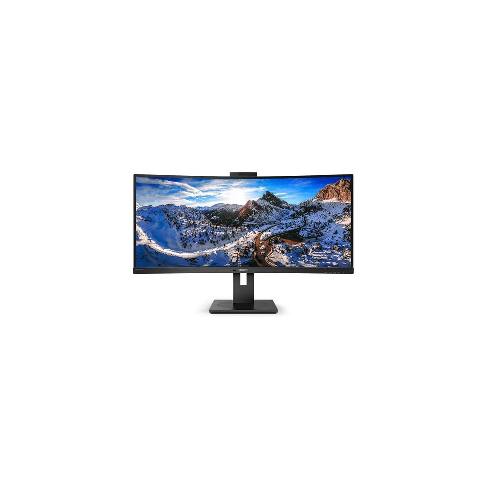 MONITOR PHILIPS LED 34" 21:9 CURVED 346P1CRH/00 3440x1440 4ms 500cd/m² 80.000.000:1 2x3W MM Webcam HDMI DP USB-C 346P1CRH/00 PHI