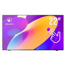 MONITOR ATLANTIS TOUCH LED 21,45" Wide A05-T22A-VHDM 1920x1080 7ms 333/253 cd/m² 1000:1 (10M:1) VESA MM VGA HDMI DP 10 Tocchi A0