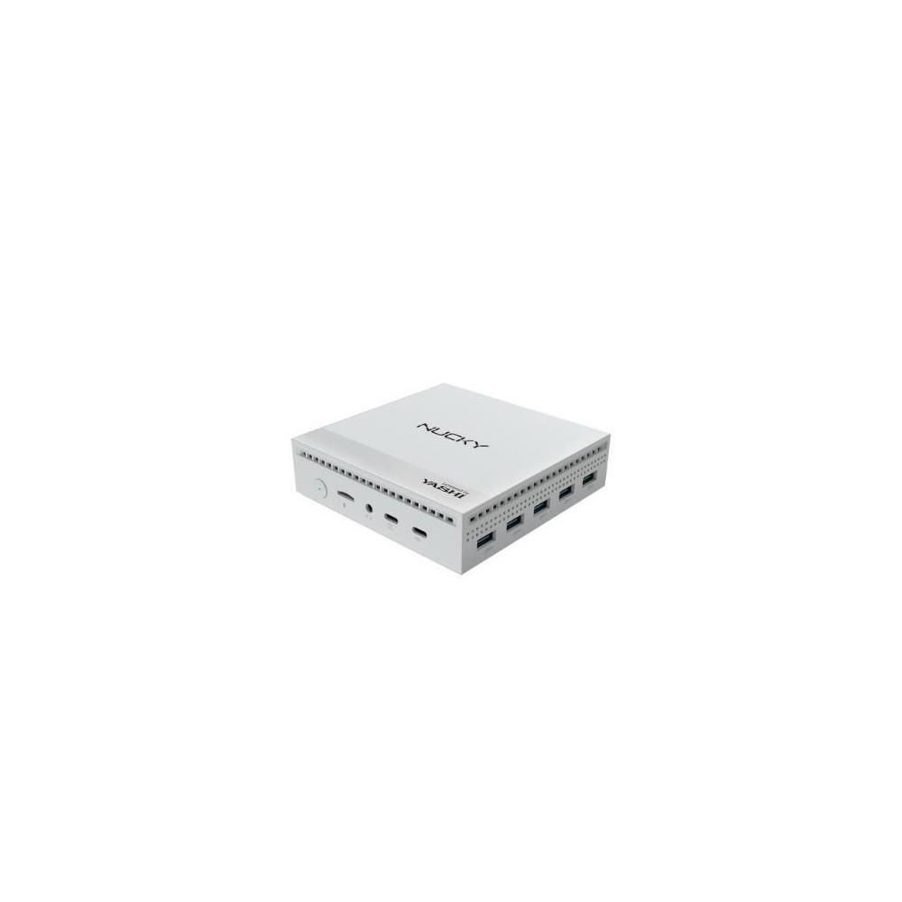 PC YASHI NUCKY NY290 QuadCore N100 8GB 256GB SSD HDMI FANLESS WHITE W11P