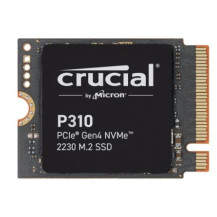 SSD CRUCIAL M.2(2230)  1TB NVMe P310 PCIE 4.0 x4 READ: 7100MB/S-WRITE: 6000MB/S CT1000P310SSD2 CT1000P310SSD2 CRUCIAL