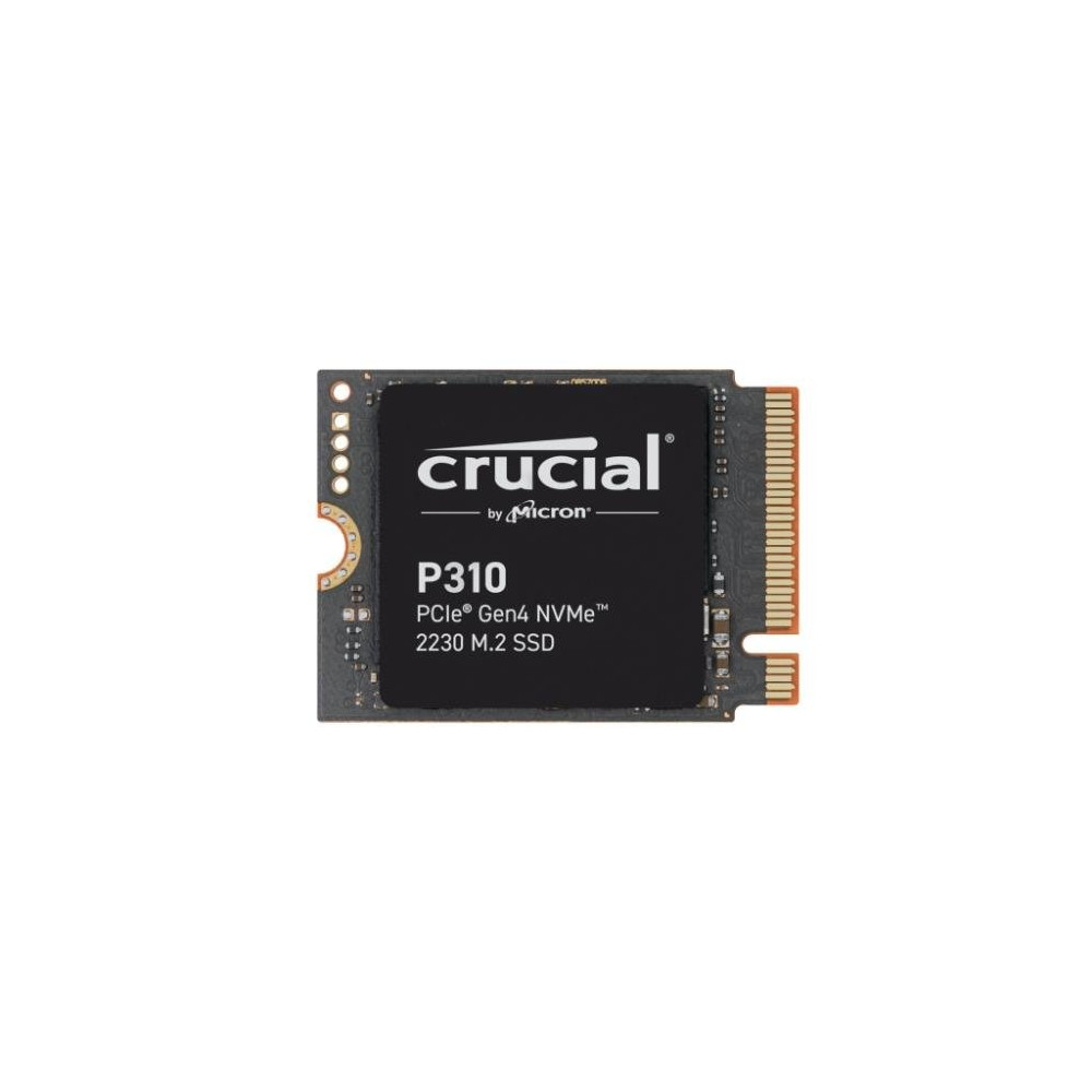 SSD CRUCIAL M.2(2230)  1TB NVMe P310 PCIE 4.0 x4 READ: 7100MB/S-WRITE: 6000MB/S CT1000P310SSD2 CT1000P310SSD2 CRUCIAL
