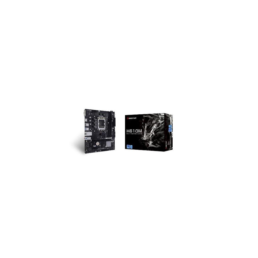MB BIOSTAR H610MHC 2.0 LGA1700 (ALDER LAKE) 2DDR4 VGA+HDMI PCIE, M.2 MATX H610MHC 2.0 BIOSTAR