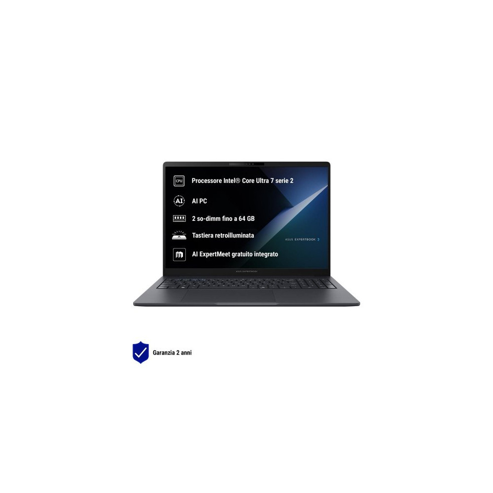 NB ASUS Commercial NX P B3605CCA-MB0062X 16" INTEL CORE ULTRA 5 225H 16GB SSD512GB W11P 90NX08N1-M00270 ASUS