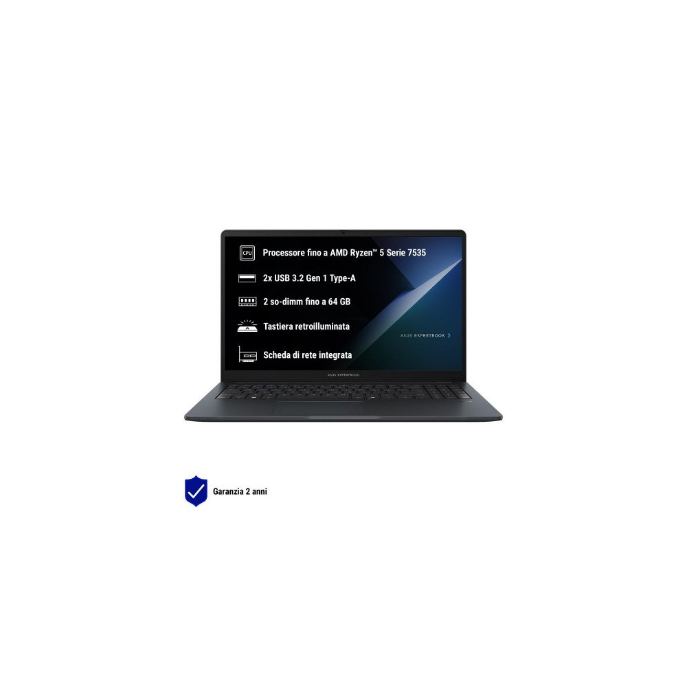 NB ASUS Commercial NX S BM1503CDA-S70844X 15,6" AMD Ryzen 5 7535HS 16GB SSD512GB W11P 90NX0821-M00Y10 ASUS