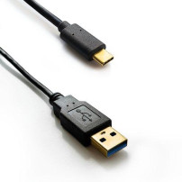 CAVO ATLANTIS USB A 3.0 TO USB-C, M/M, 1MT, NERO, P019-UB3-ACMM-1
